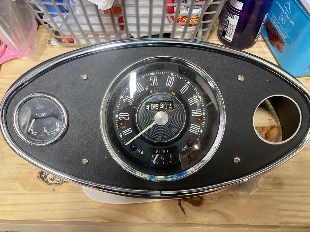 ταμπλό οργάνων, μετρητής και aquasta - Austin - Mini Cooper mk1 - 1964 #1.0