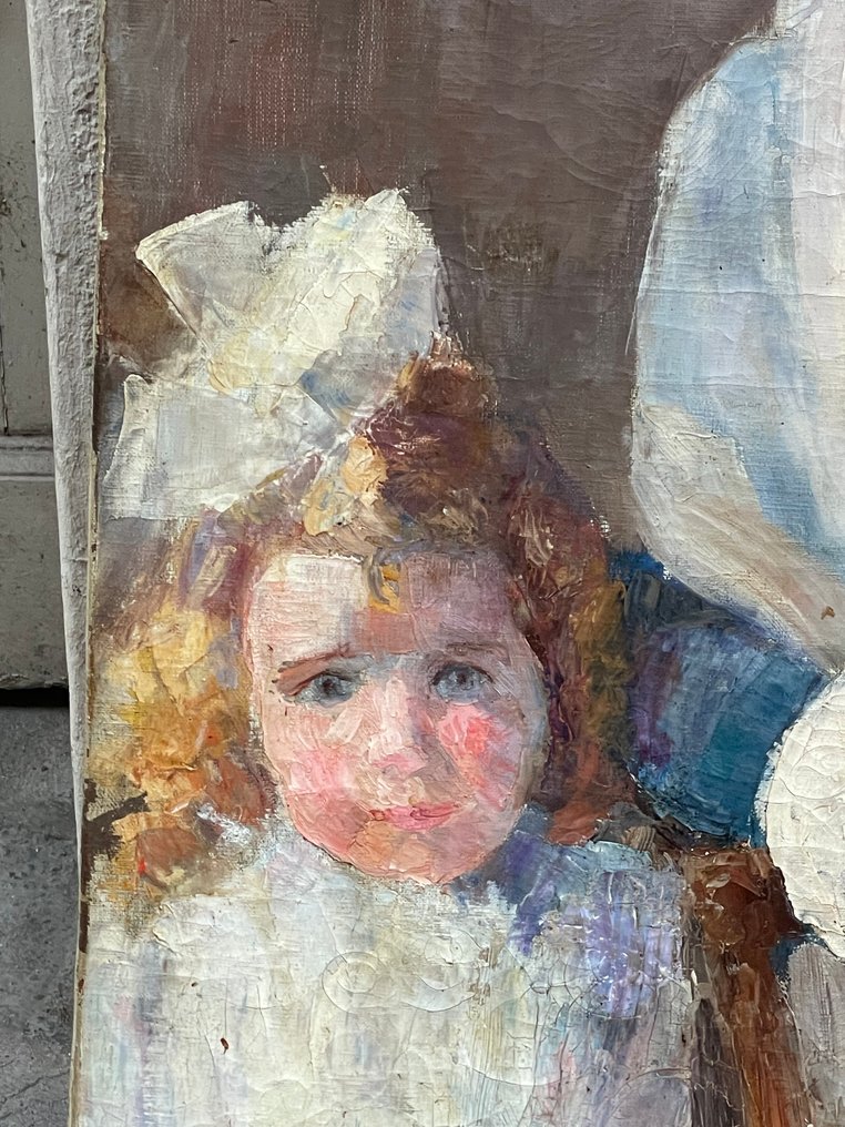 Attribué à Germaine Leconte (1889-1966) - La mère heureuse #2.1