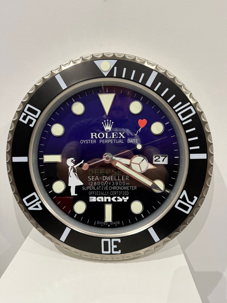Art'Pej - Horloge XL Rolex Feat Banksy #4.3