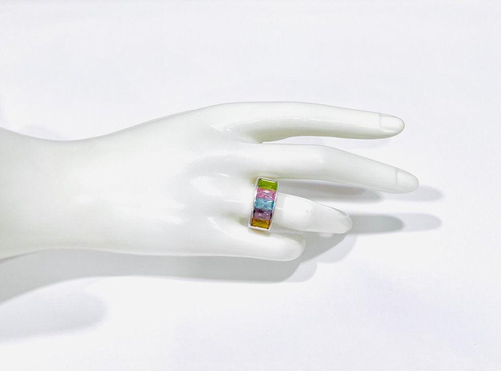 Utan reservationspris - Ring Silver - Topazio #2.1