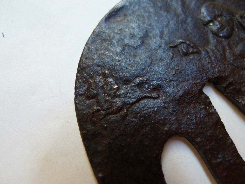 美丽的武士祭司团体图案大铁锤 - 日本 - 江戶時代中期 #4.3