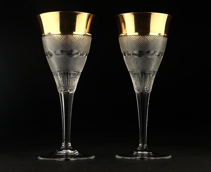 Moser & Söhne - Drikkeservise - Praktfullt - Krystall #1.0