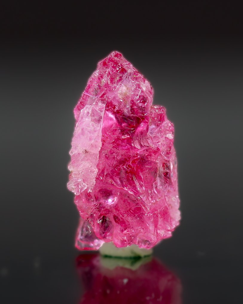 炽热的红柱石电气石 • VIVID 亮粉色 Spearhead • 无底价 - 高度: 11 mm - 闊度: 6 mm- 0.25 g - (1) #3.2