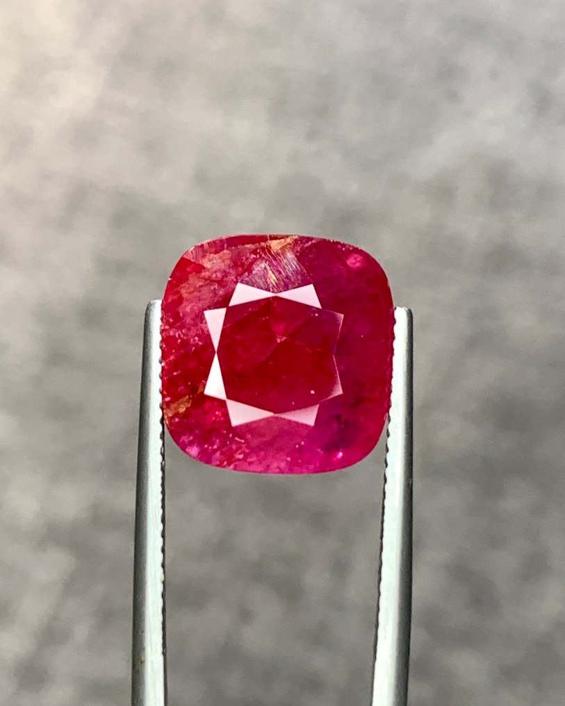 1 pcs  Κόκκινο Ρουμπίνι  - 10.05 ct - Gem research Swiss Lab (GRS) - Φυσικό Ρουμπί – 10,05 κατ. #2.1