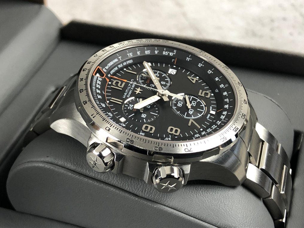 Hamilton - Khaki Aviation X-wind GMT Chronograph - H779120 - Άνδρες - 2010-2020 #4.3