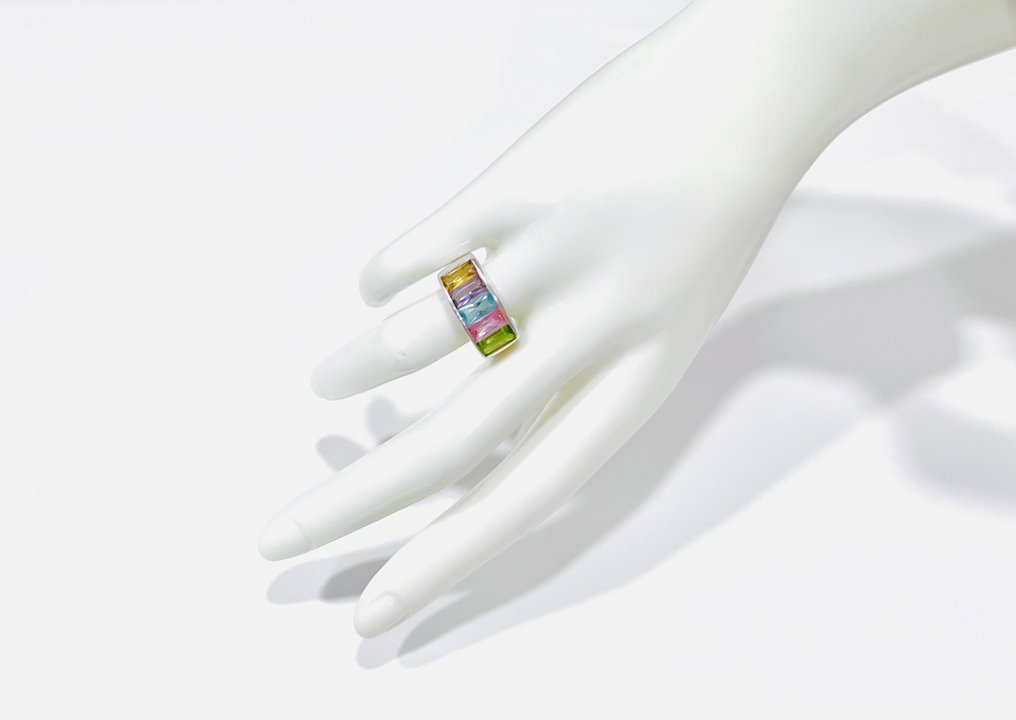 Utan reservationspris - Ring Silver - Topazio #1.0