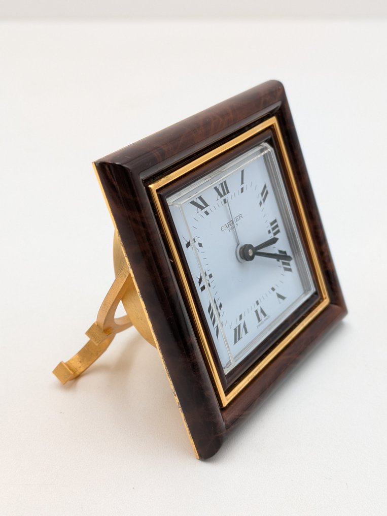 Bordsklocka, Väckarklocka - Cartier - - Guldbelagt - 1990-2000 #3.2