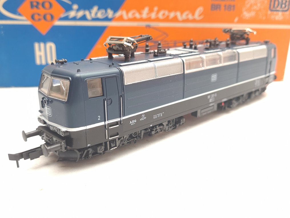 Roco H0 - 4142 B - Ηλεκτροκίνητη ατμομηχανή (1) - BR 181 σε Βερολινέζικο μπλε - DB #1.0