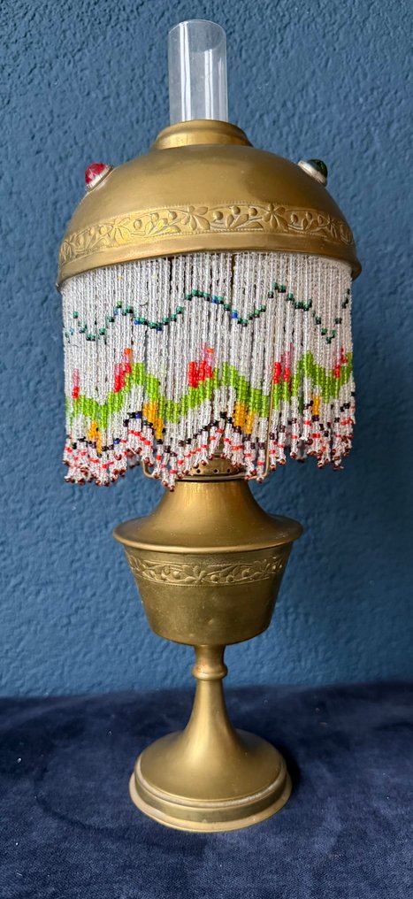 Λάμπα πετρελαίου - Παρίσι - Ορείχαλκος, Γυαλί - Lampe Parisienne #3.2