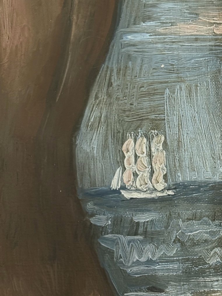 Scuola francese (reca firma E. Bernard) - Due bagnanti #2.1