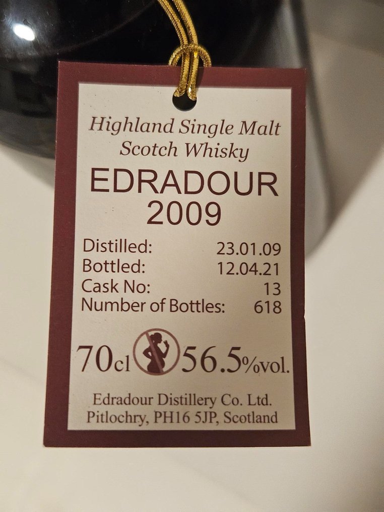 Edradour 2009 Natural Cask Strength  - b. 2021  - 70 cl #3.2