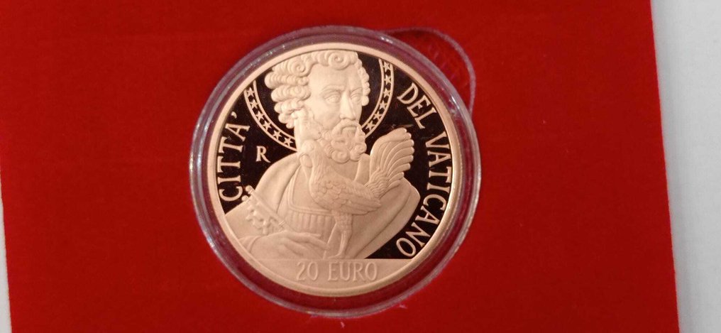 Βατικάνο. 20 Euro 2024 "Il Gallo di San Pietro" Proof (χωρίς τιμή ασφαλείας) #1.0