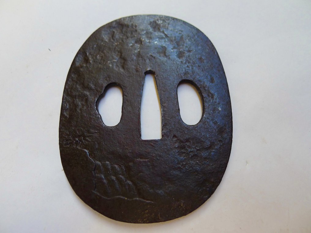 美丽的武士祭司团体图案大铁锤 - 日本 - 江戶時代中期 #1.0