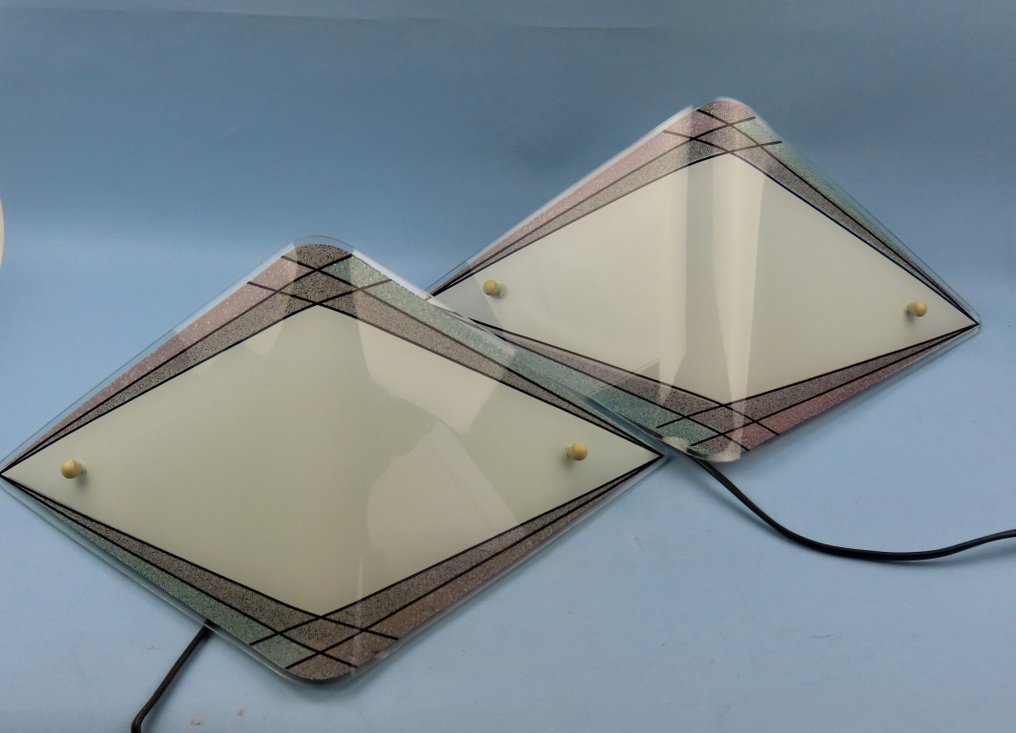 Bonalux Leuchten - 壁灯 (2) - 玻璃, 金属 - 玻璃罩 #3.2