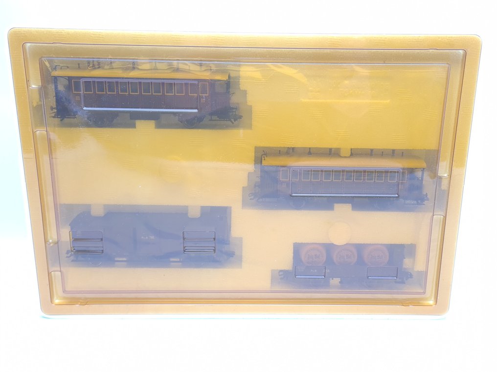 Märklin H0 - 43981 - Σετ τρένων (1) - Τετραμελές σετ αυτοκινήτου - Pfalz Bahn #2.1