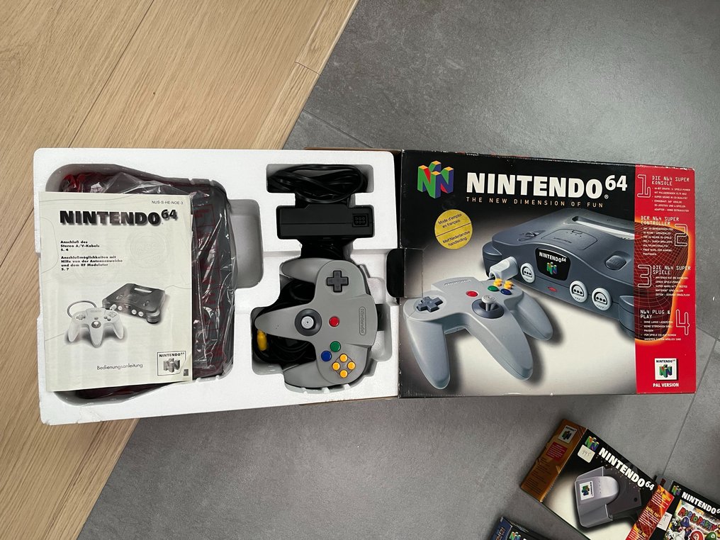 Nintendo - Nes - Control Deck - Nintendo 64 + top games - Κονσόλα βιντεοπαιχνιδιών + παιχνίδια - Στην αρχική του συσκευασία #2.1