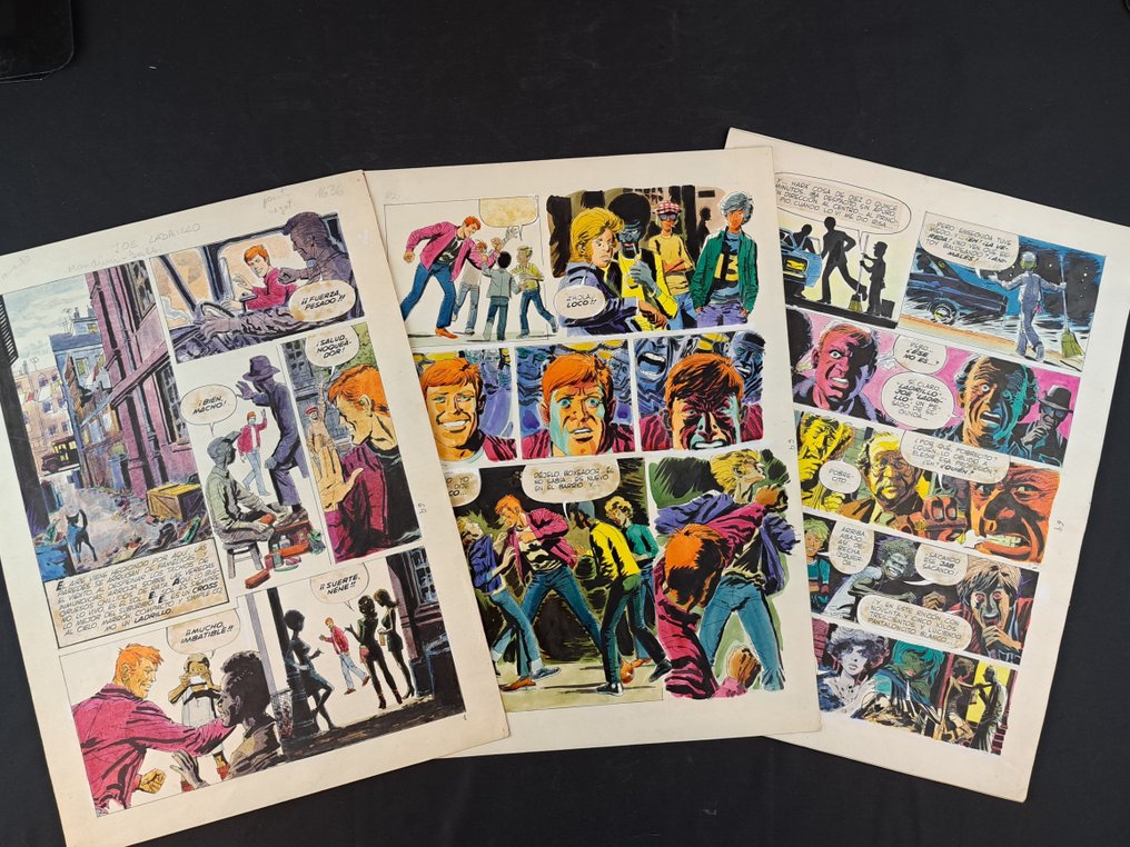 Mandrini, Balbi - 3 Original colour page - Joe Ladrillo #1.0