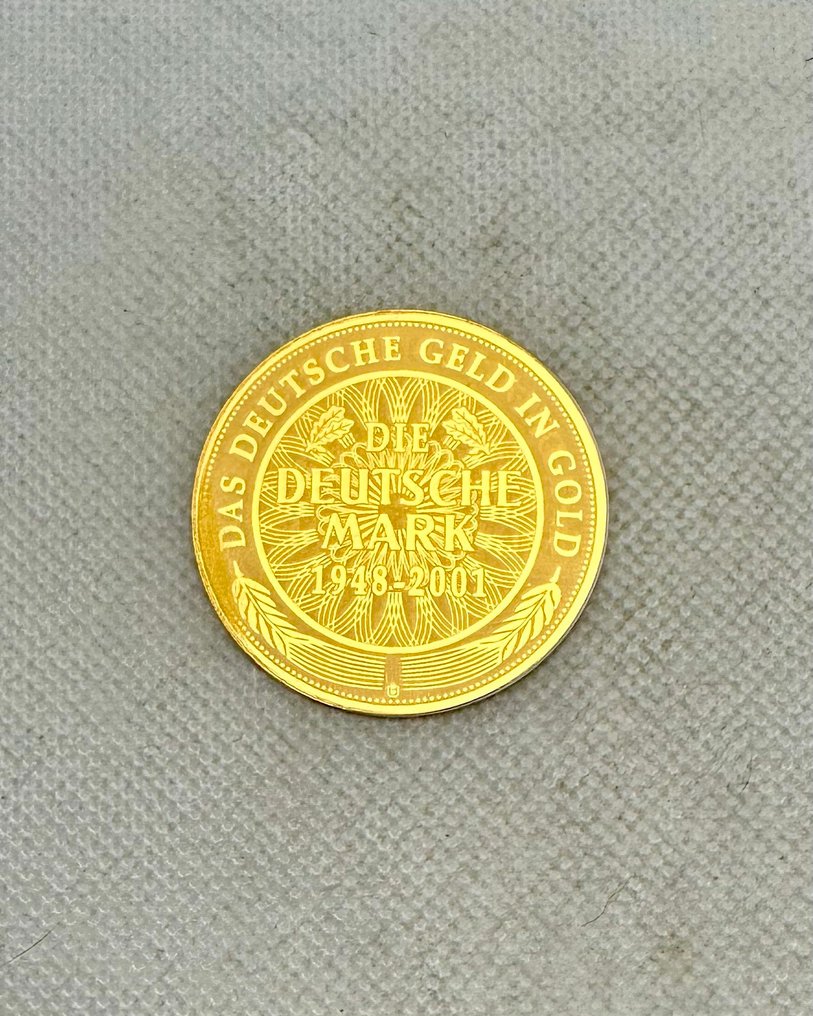Germania. Medal ND 1 Deutsche Mark , oro 1/200 Oz (.999)  (Senza prezzo di riserva) #3.2