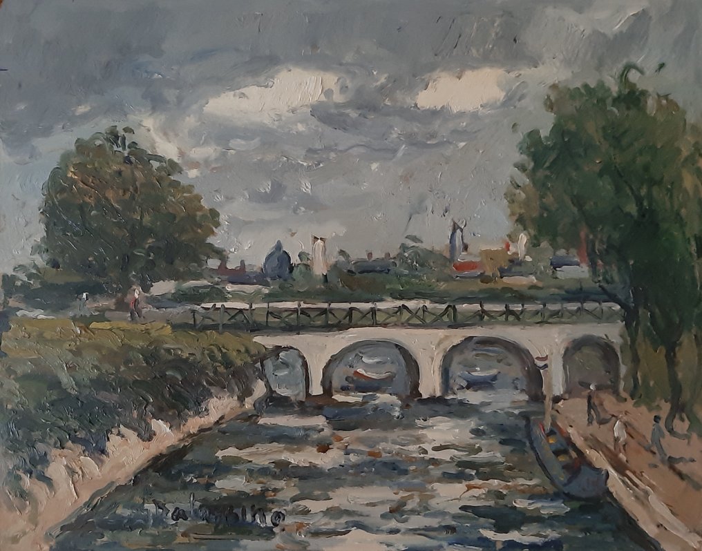 Giovanni Balansino (1912-1986) - La Senna - Paris #1.0