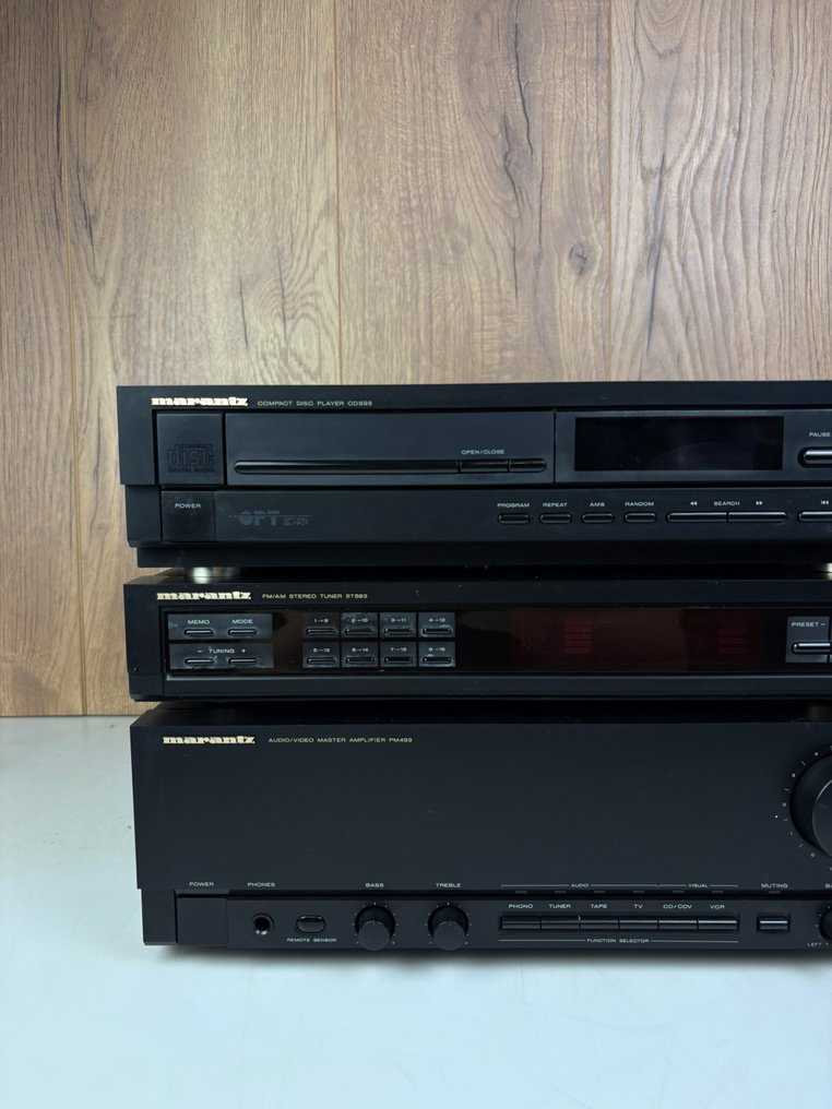 Marantz - PM493 放大器 - CD593 CD 播放器 - ST583 调谐器 立体声套装 #1.0