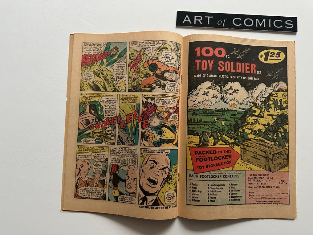 X-Men #39 - New Costumes X-men, Origin Cyclops - Death Of Mutant Master - 1 Comic - Prima ediție - 1967 #4.3