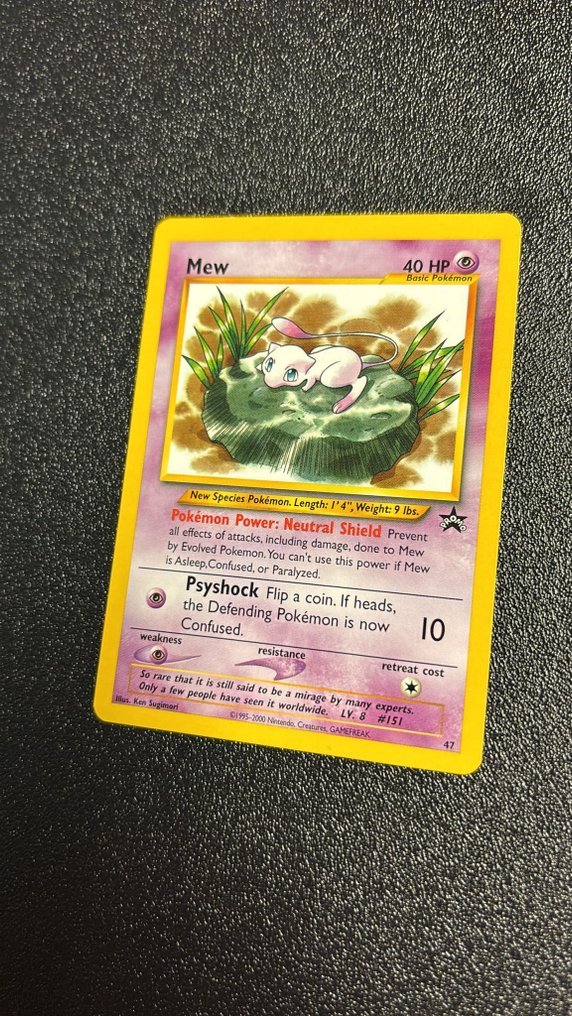 Pokémon - 1 Card - Mew Wp 47 Wizzard Black Star Promo - WOTC #1.0