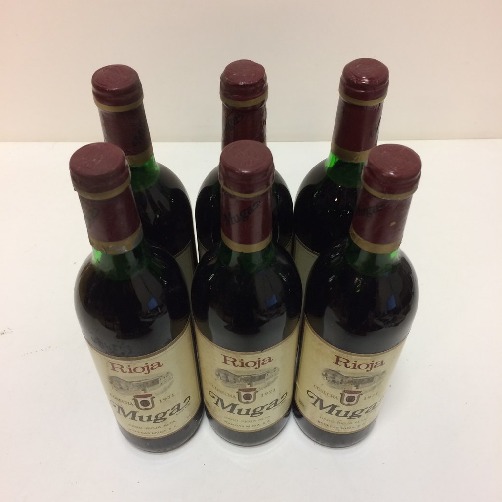 1971 Bodegas Muga - Rioja Crianza - 6 Flasker (0,75 l) #1.0
