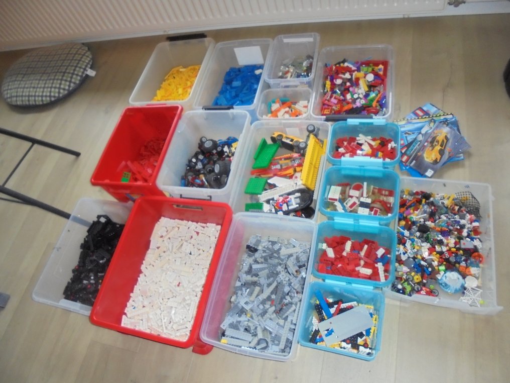 Lego Pezzi - 12.5 Kilo Assorti Losse en Handleidingen. #1.0