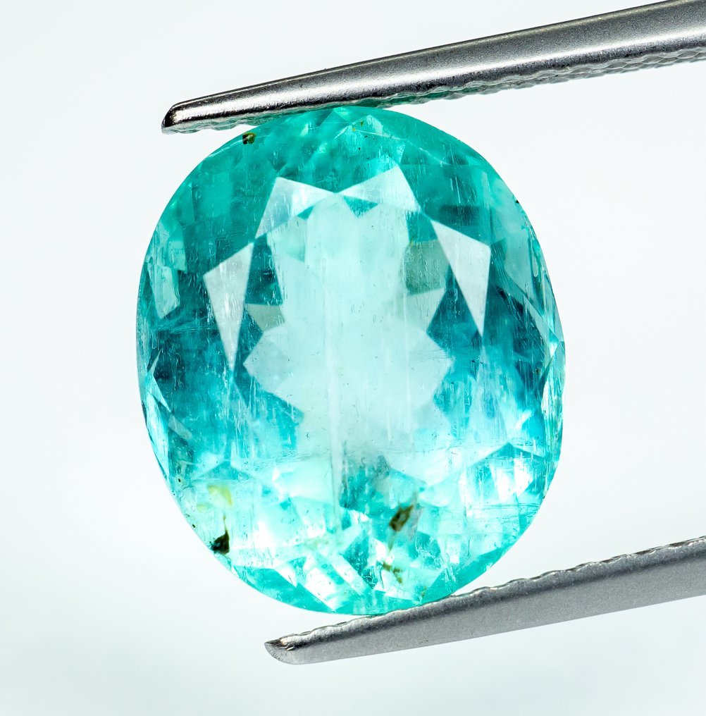 χωρίς τιμή ασφαλείας Σμαράγδι - 5.95 ct - Bellerophon Gemlab - Μπλε-πράσινο (Λιγότερο λάδι) #1.0