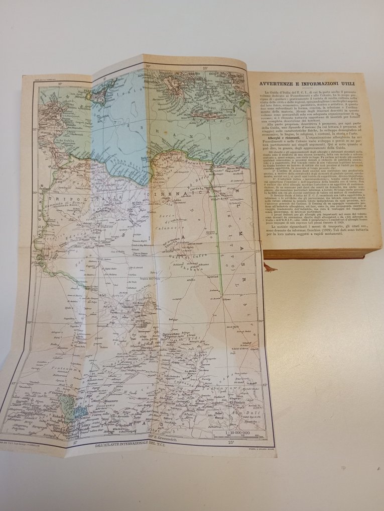 L.V. Bertarelli - Possedimenti e Colonie. Isole Egee, Tripolitania, Cirenaica, Eritrea, Somalia. Guida del TCI - 1929 #4.3