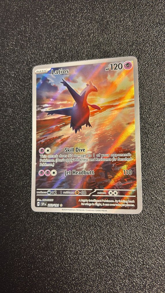 Pokémon - 1 Card - Latios 207/198 Illustration complète - Scarlet & Violet - Surging Sparks #2.1