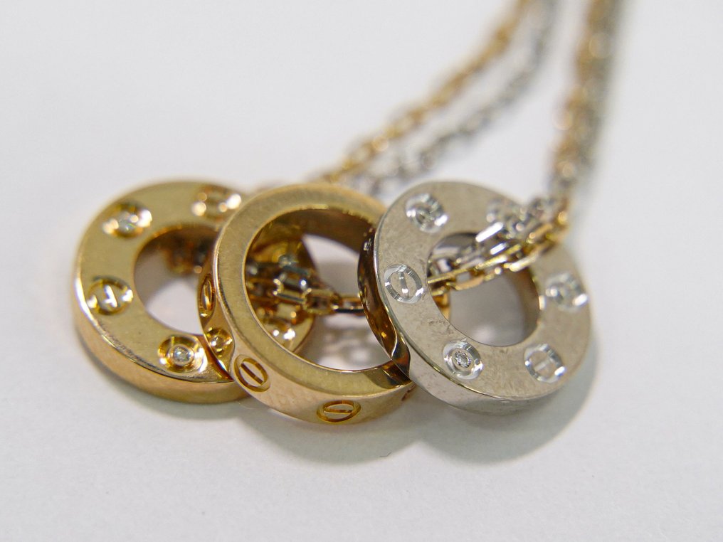 Cartier - Κολιέ - Love - 18 καράτια Ροζ χρυσό Διαμάντι (Φυσικό)  #3.2
