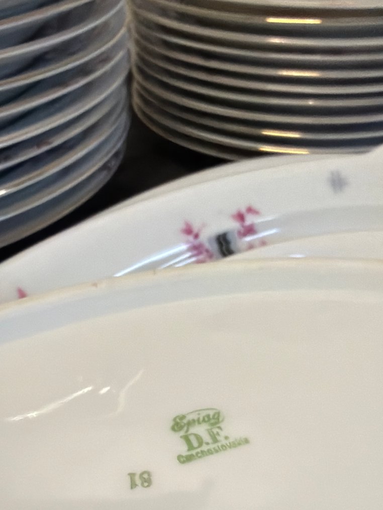 Epiag - Σερβίτσιο δείπνου (43) - Πορσελάνη, Bohemia - Υπηρεσία τραπεζιού Art Déco #2.1