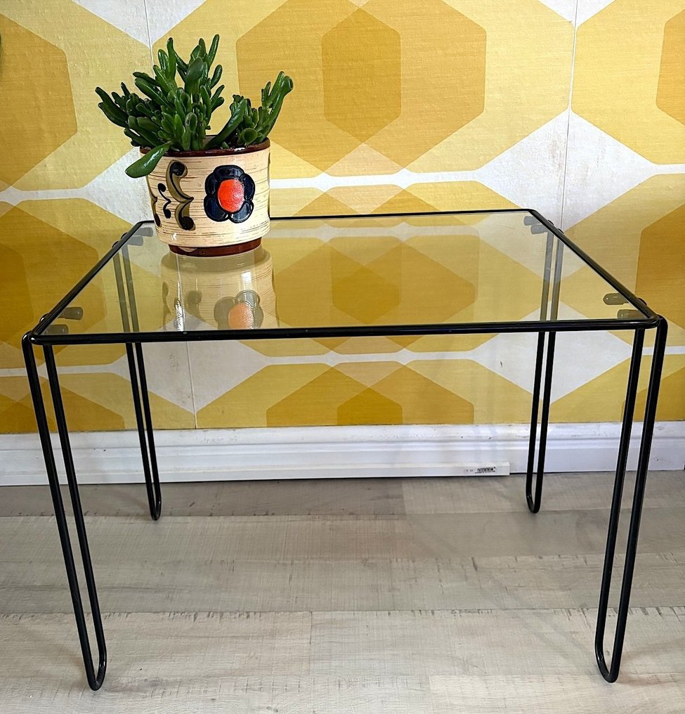 Table d'appoint - Métal, Verre #1.0