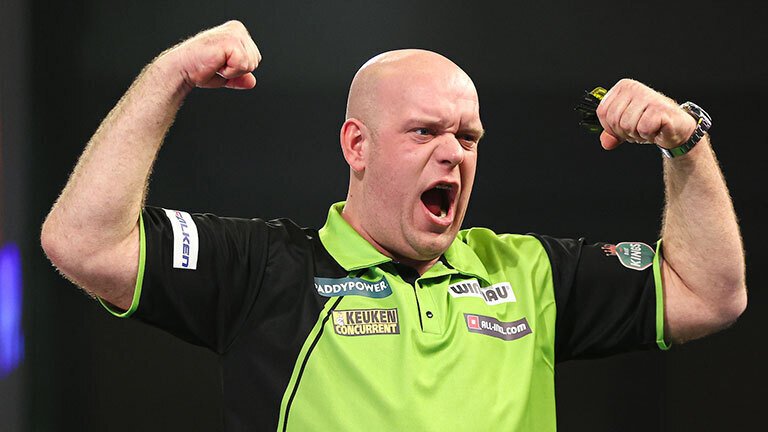 PDC World Darts Championship - Michael van Gerwen - 签名终极卡 - 装裱拼贴画 - 无 rp 价格！！  #2.1