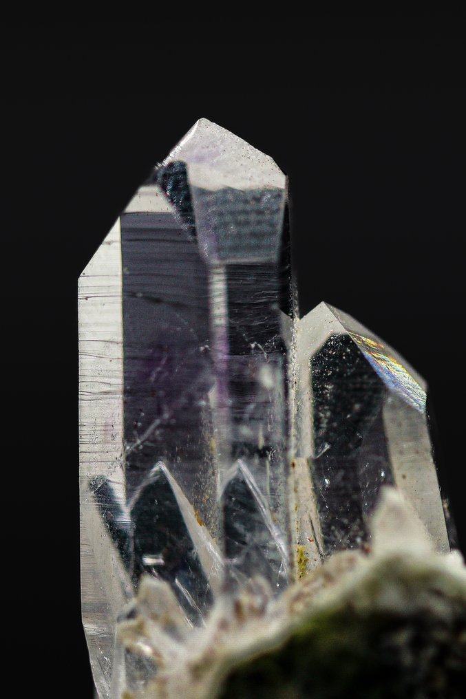 Πίνακας χαλαζία διπλής κορυφής, υψηλής ποιότητας 52,90 CT • Χωρίς ελάχιστη τιμή - Ύψος: 40 mm - Πλάτος: 19 mm- 10.58 g - (1) #2.1