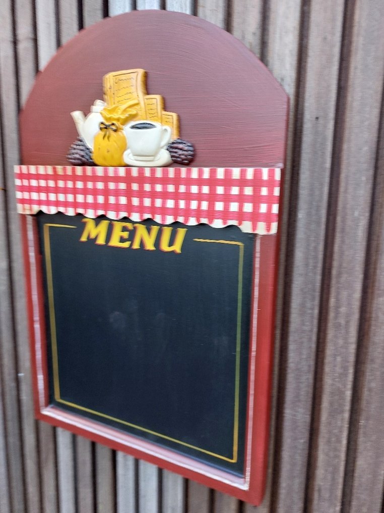 Väggdekoration - Europa - Kritbräda meny 60 cm #2.1