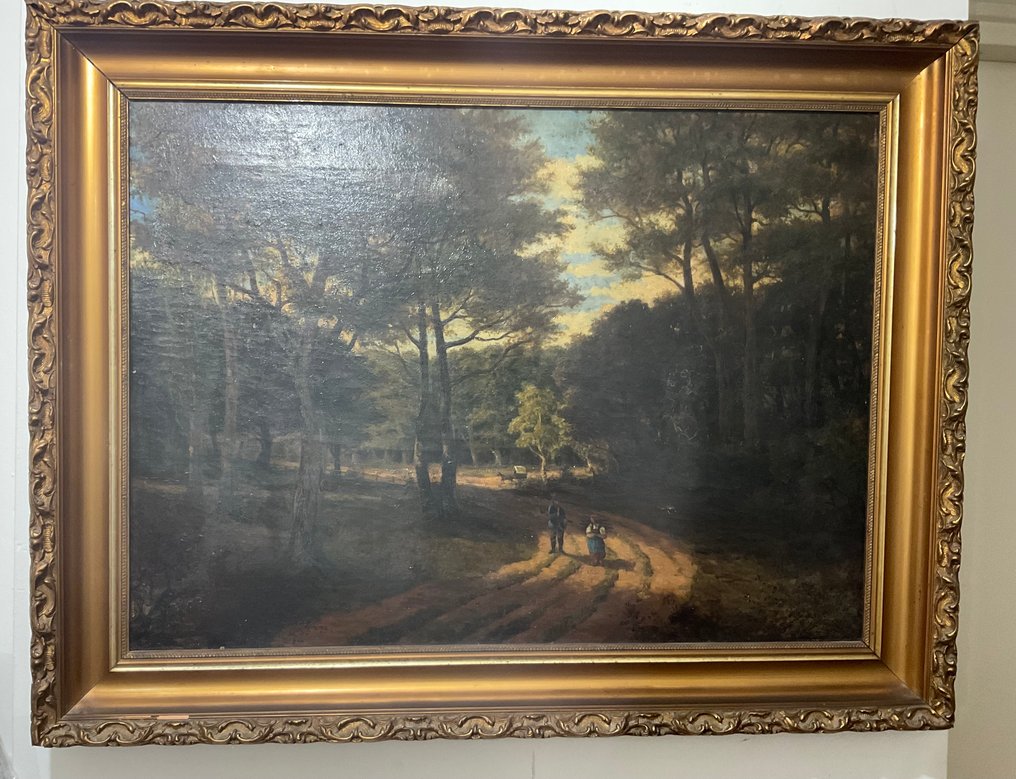 Hollandse school (XIX) - Bosgezicht #3.2