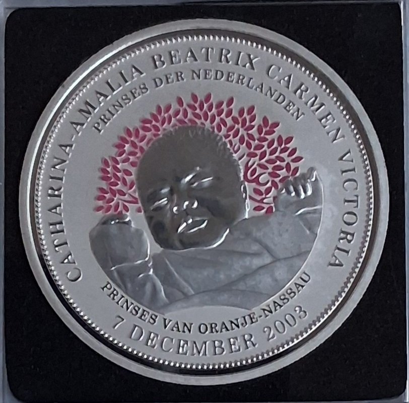Ολλανδία. Medal 2013  9 luxe  munten Prinses  Amalia  met  opbergcassette  (χωρίς τιμή ασφαλείας) #4.3