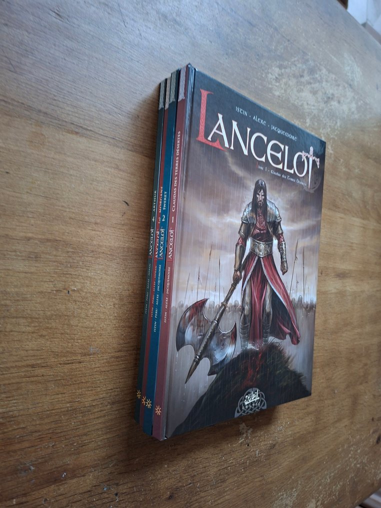 Lancelot T1 à T4 + ex-libris - Série complète - 4x C - EO/Ré - 4 Album - 2008/2014 #1.0