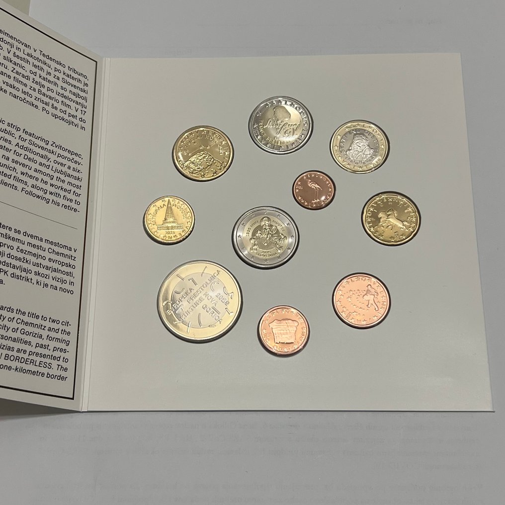 Σλοβενία. Proof Set 2025 (incl. 2 euro "Miki Muster")  (χωρίς τιμή ασφαλείας) #1.0