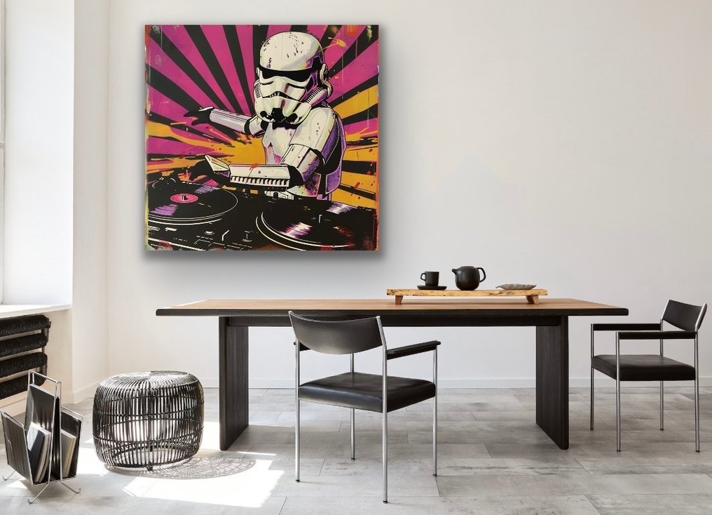 ERIC BRUMETTE - DJ STORMTROOPER SAVED MY LIFE AGAIN - Toile L #4.3