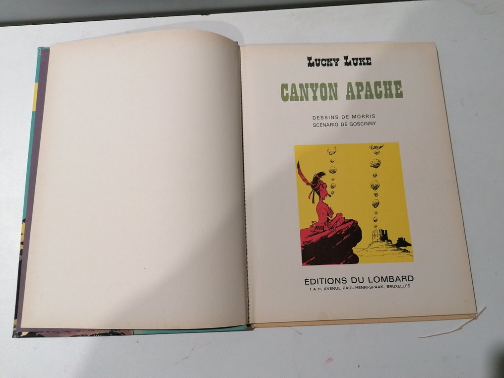 Lucky Luke T37 - Canyon Apache - C - 1 Album - Πρώτη βελγική έκδοση - 1971 #4.3