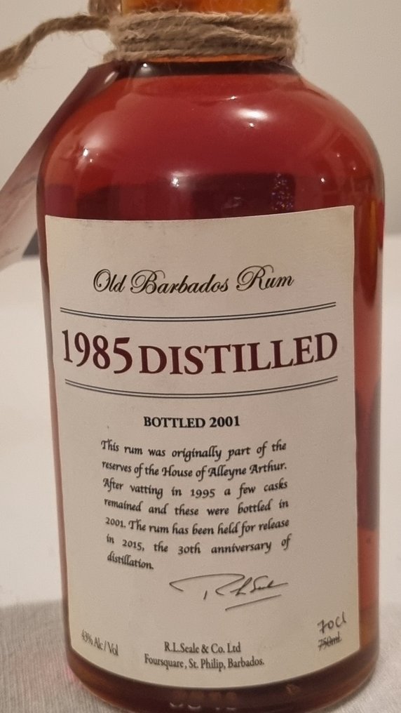 Alleyne Arthur 1985 R.L. Seale & Co Ltd - Old Barbados Rum - b. 2001 - 70 cl #4.3