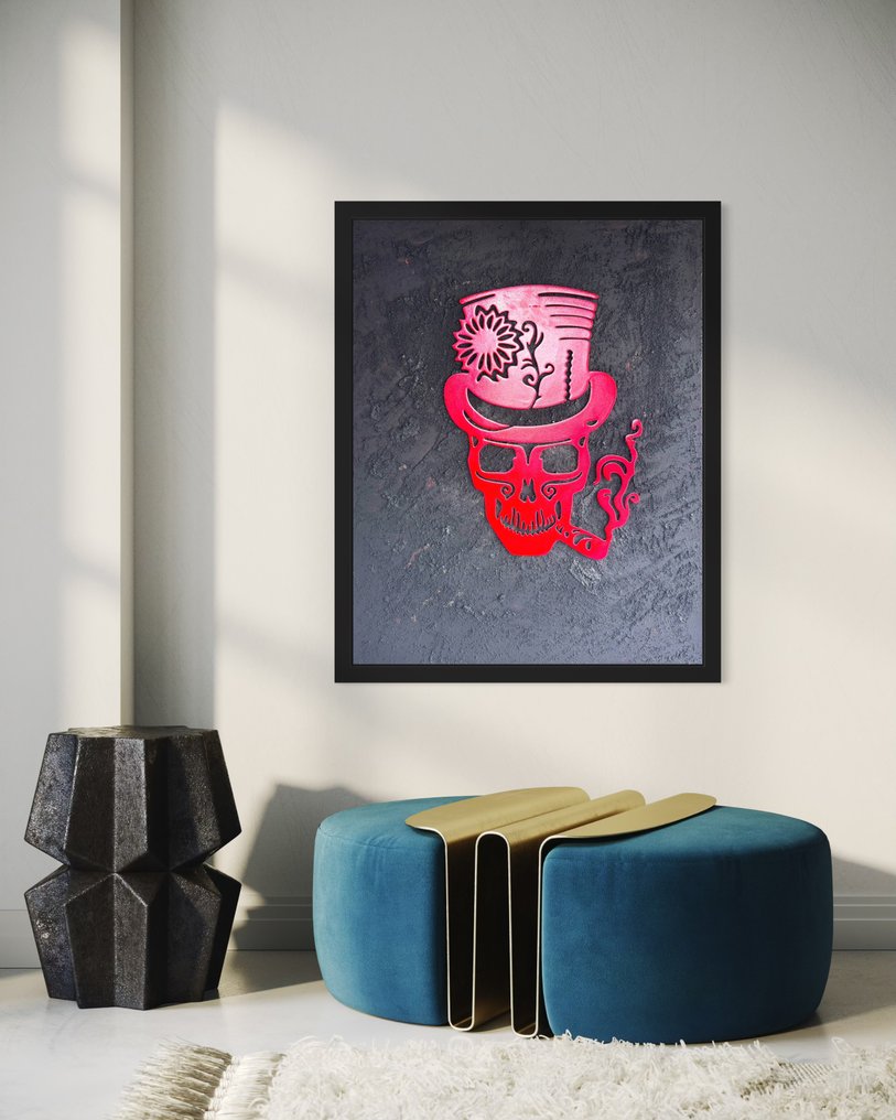 Hiroshi (1981) - Cigar Skull Toile XL #2.1