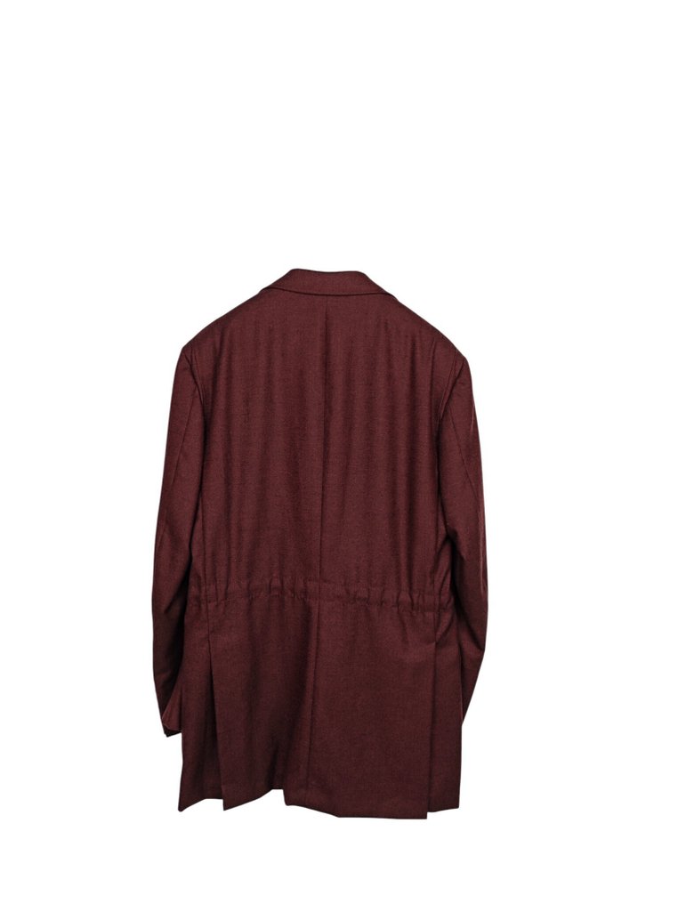 STEFANO RICCI RRP 9000€ Burgundy Jacket Coat 100% Cashmere Lined Silk - 50 IT - 西装外套 - 带标签的新品 #2.1