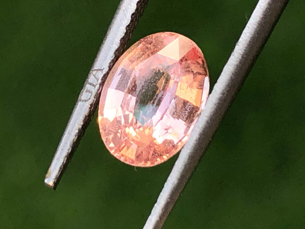 1 pcs  橙色, 粉色 莲花蓝宝石  - 1.79 ct - 美国宝石研究院（GIA） #2.1