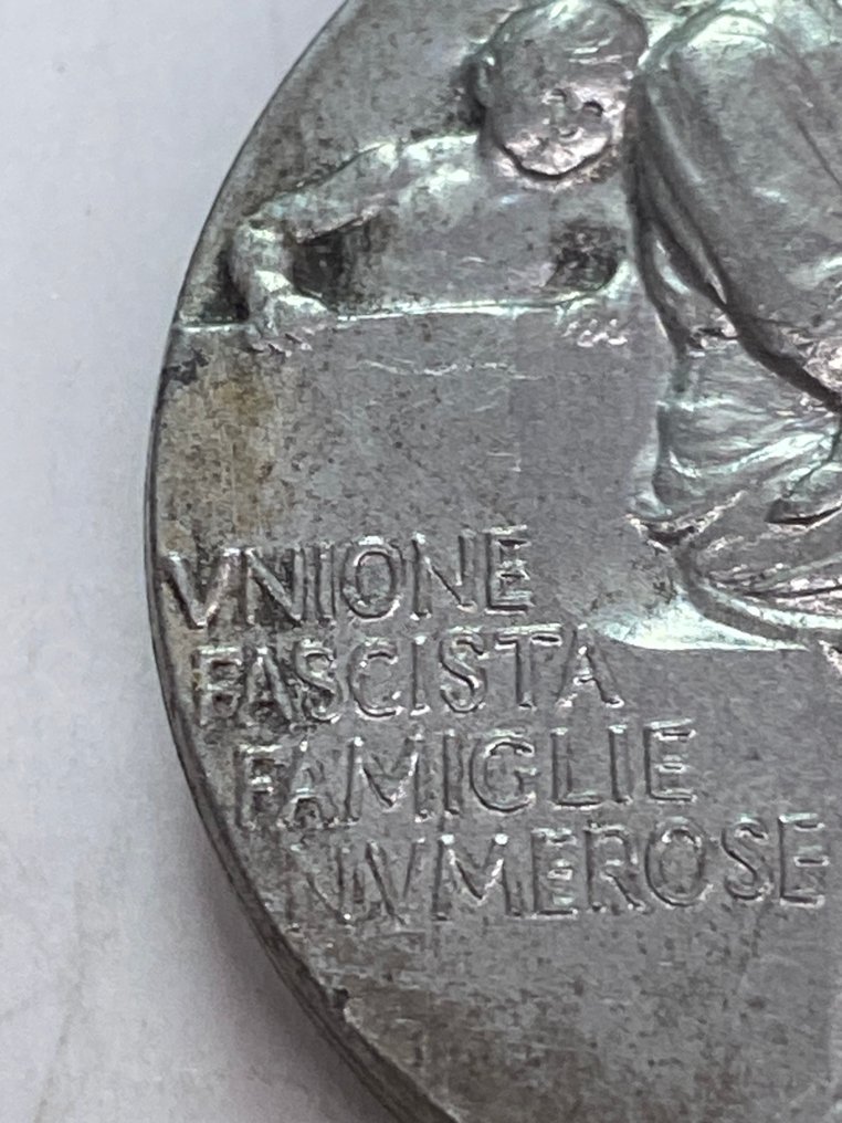 意大利 - 军事勋章 - 大家庭联盟二十年，拥有7个孩子 - 1937 #4.3