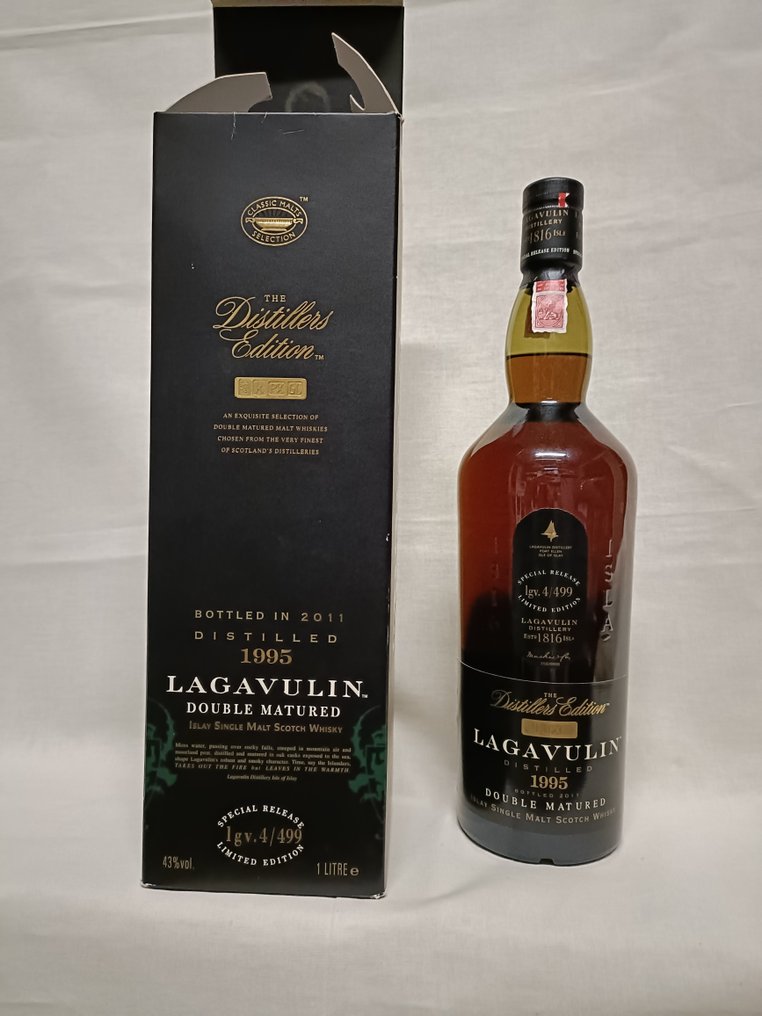 Lagavulin 1995 Distillers Edition - b. 2011 - 1 Litre #1.0