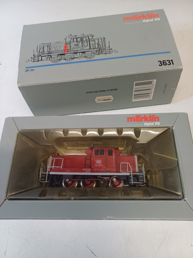 Märklin H0 - 3631 - Lokomotywa spalinowo-hydrauliczna (1) - BR361, cyfrowy LokPilot 5 - DB #2.1